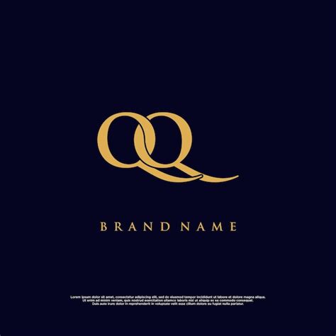 Premium Vector Luxury Modern Combination Qq Abstract Vector Logo