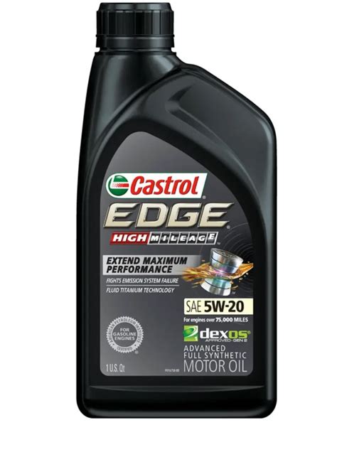 Castrol Edge 5W 20 Advanced Full Synthetic Motor Oil Quart 43 OFF