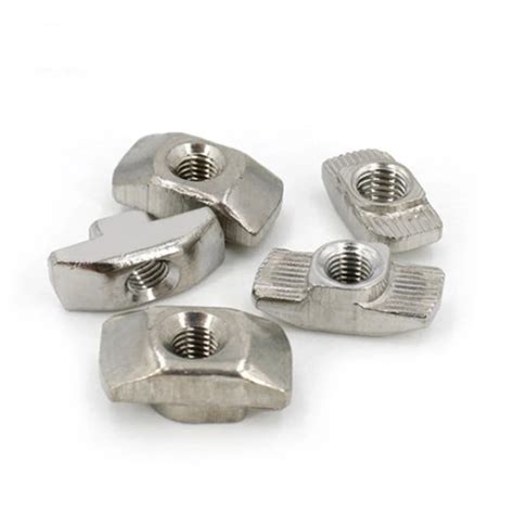 Pcs M M M M M Drop In T Nut Hammer Head Sliding Nut Nickel