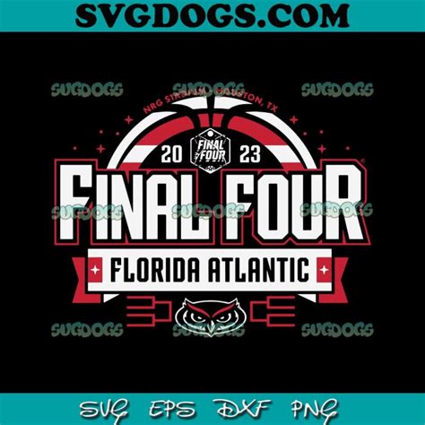 Florida Atlantic Owls Final Four Basketball Svg