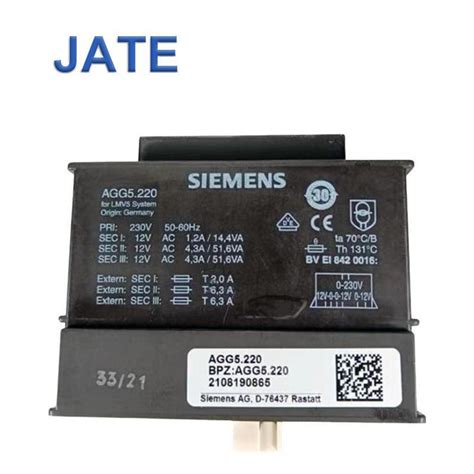 Siemens New And Or Agg V Extension Connector Mains Transformer