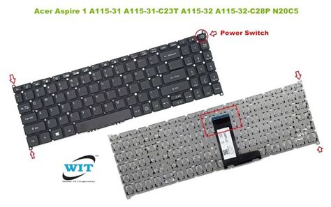 Laptop Keyboard Or Keypad For Acer Aspire 3 A315 55 Aspire 3 A315 55G