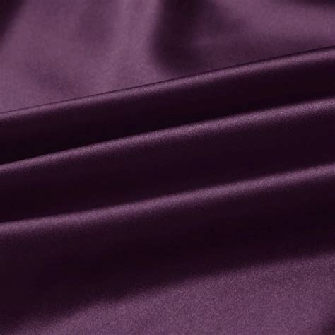 Argyle Purple Color Charmeuse Fabric Pure Silk For Fashion YTFabric