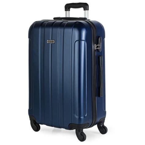 Maleta De Viaje Mediana Abs Rígida Trolley 63cm 4 Ruedas 771160 Marino