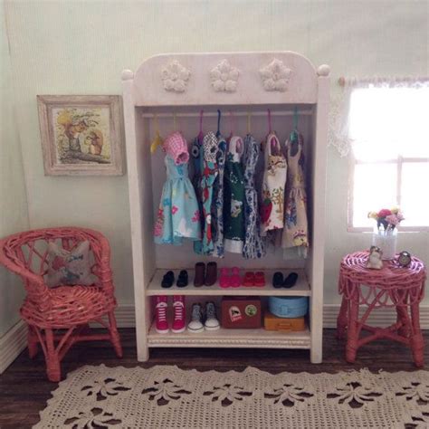 Extra Tall Scale Clothes Closet Wardrobe Barbie Armoire Etsy