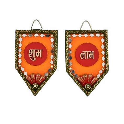 Wooden SHUBH LABH Door Hanging And Stickers For Door For Home At Rs