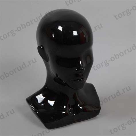 Манекен голова женский для шапок, с волосами (парик отдельно), Г-401 ...