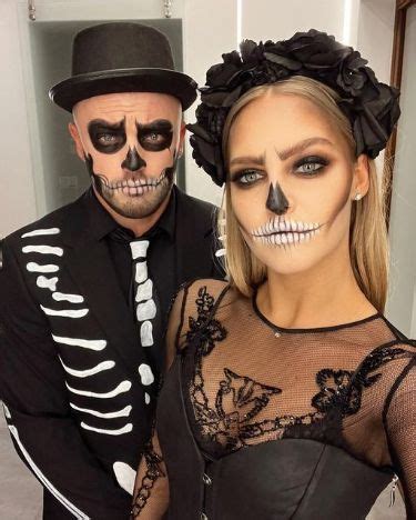 Skeleton Make Up Tutorial Halloween Makeup Inspiration Amazing