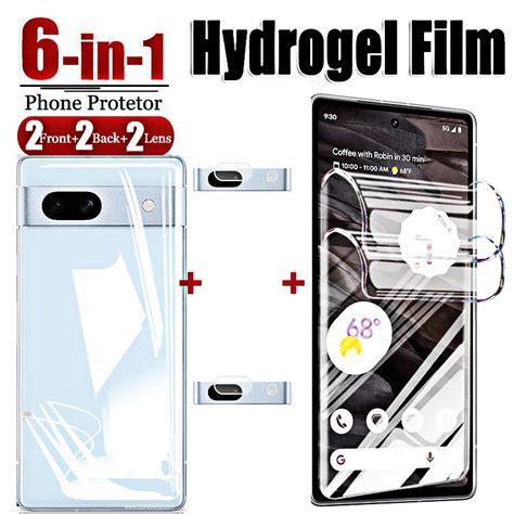 Protecteurs D Cran En Film Hydrogel Souple 6 En 1 999D Pour Google