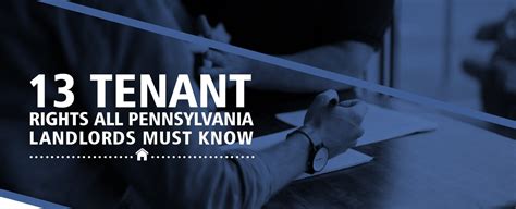 13 Tenant Rights All Pennsylvania Landlords Must Know