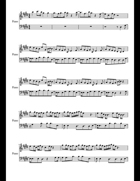 Five Nights At Freddy S Piano Sheet Music For Piano Download Free In Pdf Or Midi