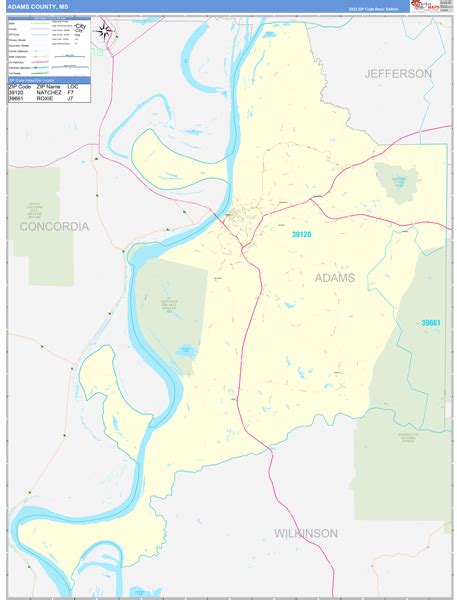 Maps Of Adams County Mississippi