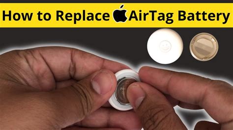 How To Replace Airtag Battery Cr Button Cell Youtube