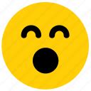 Ecstatic, emoji, face, happy, joy, omg, stoked icon - Download on Iconfinder