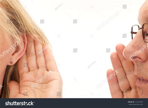 Man Saying Something To Woman Stock Photo 112154750 Shutterstock