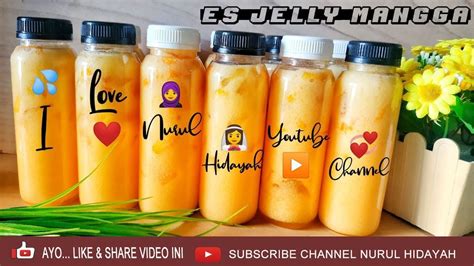 Ide Jualan Minuman Kekinian Cara Membuat Es Jelly Mangga Nurul