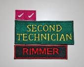 SET Red Dwarf Rimmer Costume Patches Fully Embroidered Sci-fi - Etsy