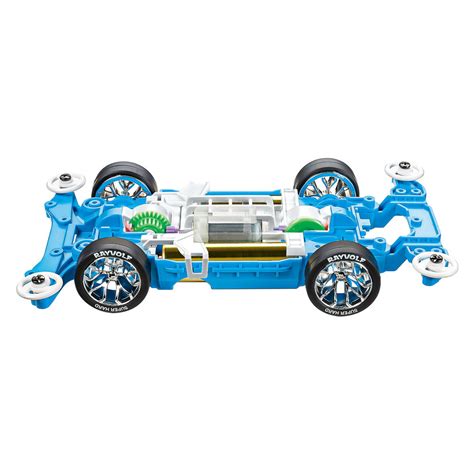 Tamiya 1 32 Mini 4WD JR Rayvolf Polycarbonate Body Light Blue Special