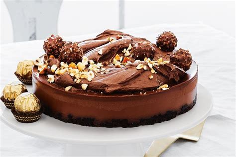 Ferrero Rocher chocolate mousse cake - Recipes - delicious.com.au