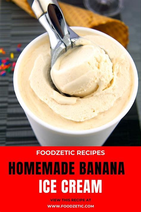 Homemade Banana Ice Cream In A White Bowl