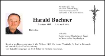 Traueranzeigen Von Harald Buchner Mittelbayerische Trauer