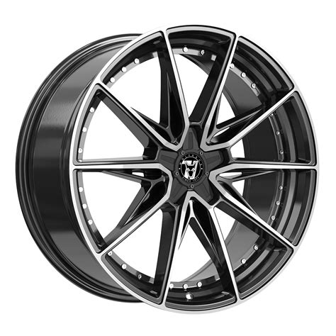 Wolfrace Urban Racer Gloss Raven Black Polished Wolfrace Wheels