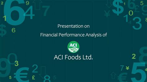 Presentation On Ratio Analysis Of Aci Pptx