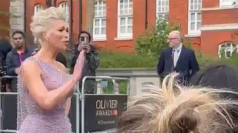 Hannah Waddingham Hits Back At Photographer On Olivier Awards Red