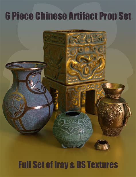 Chinese Artifacts | Daz 3D