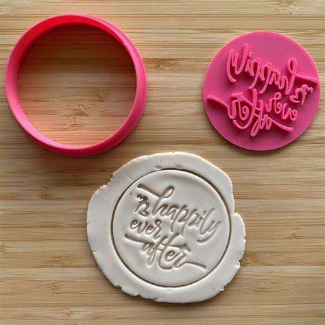 Happily Ever After Cookie Cutter Embosser Set Bake My Design