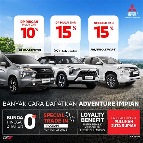 PROGRAM PENJUALAN MITSUBISHI MOTORS JULI 2024 Promo Mitsubishi