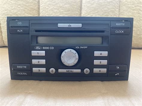 Radio Cd Player Ford Fiesta Focus Fusion 6S61 18C815 AJ Piatra