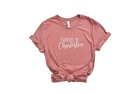 Cheers To Charleston Charleston Bachelorette Party Shirts Etsy