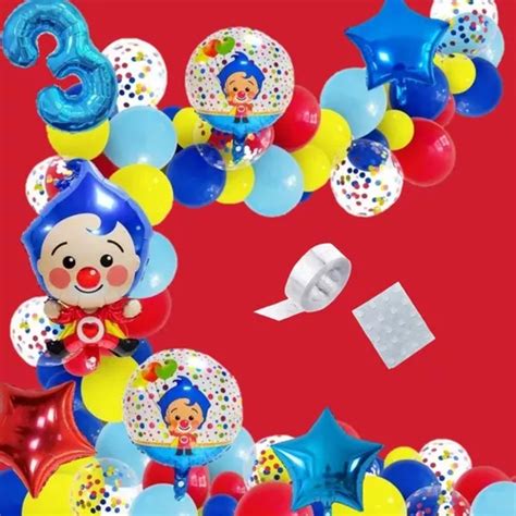 Pack De Globos Payaso Plim Plim Decoraci N Plim Plim