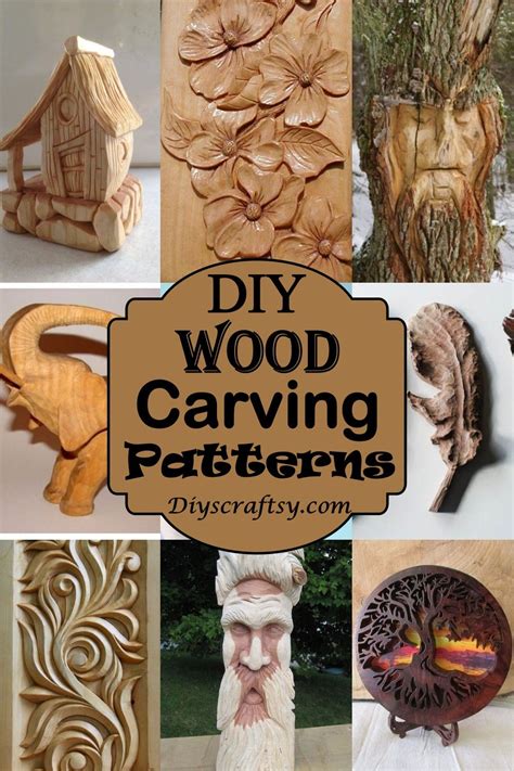 Diy Wood Carving Patterns With Images Diys Craftsy Simple Wood