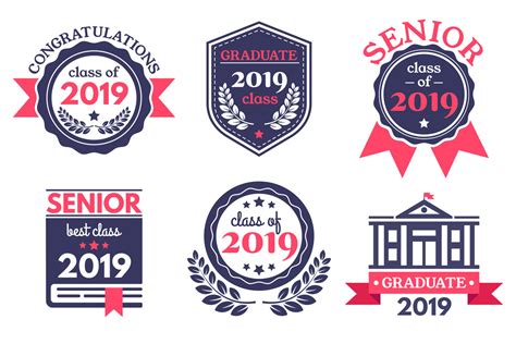 Graduate Senior School Badge Graphic By Tartila Stock Creative Fabrica