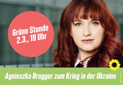 Grüne Stunde mit Agnieszka Brugger zum Krieg in der Ukraine Agnieszka