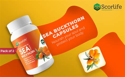 Buy Sea Buckthorn Capsule Pack Of 2 120 Capsules Online At Low