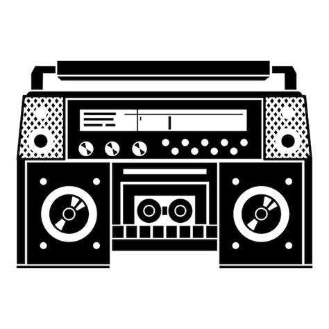 Premium Vector Boombox Icon Simple Illustration Of Boombox Vector