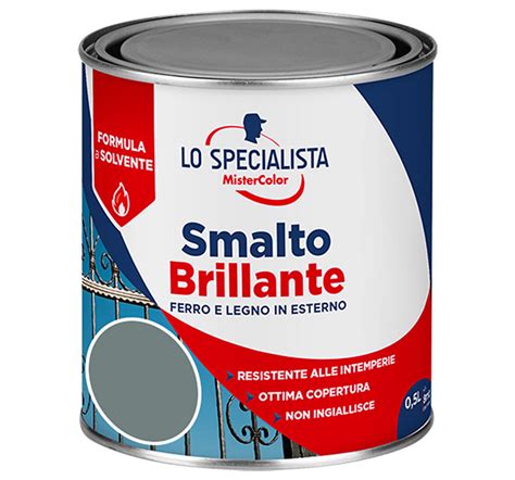 Smalto Brillante A Solvente Grigio Perla Lo Specialista Di Mistercolor