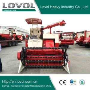 Lovol Rice Combine Harvester High Lift Unloading China Harvester And