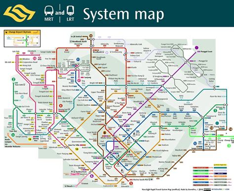 Mrt Map Lta Releases New Mrt Map Thats Easier To View And Comes With