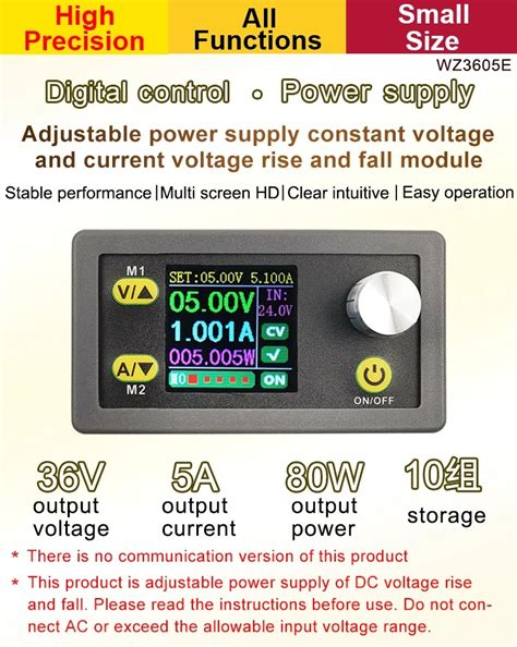 Variometrum DC DC Converter And Power Meter CC CV 36V 5A WZ3605E