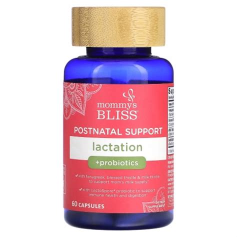 Mommys Bliss Postnatal Support Lactation Probiotics 60 Capsules