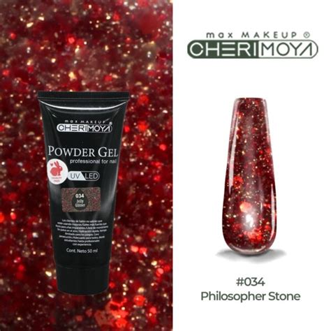 Powder Gel UV LED 50ML 034 Philosopher Stone CHERIMOYA Dulcinea