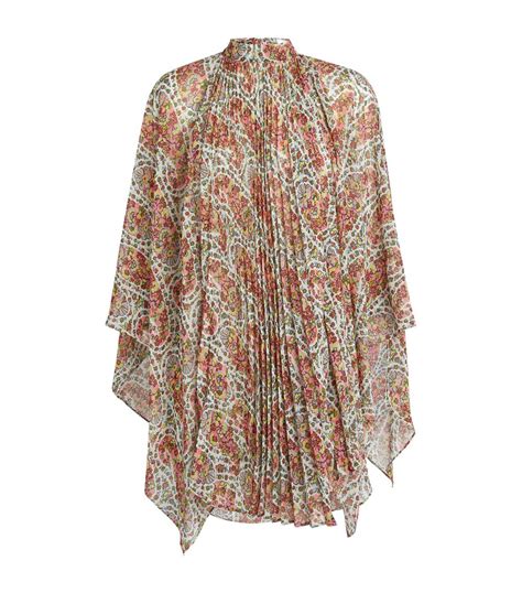 Womens ETRO White Paisley Print Ruffled Top Harrods UK