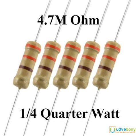 Wirewound Resistor 4 7 Ohm 5W 5 Wire Wound Cement 5W