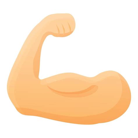 Arm Training Biceps Icon Cartoon Style Vector Art At Vecteezy