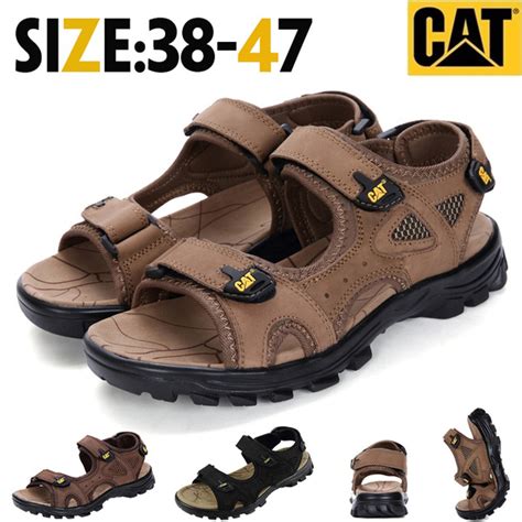 Summer Fashion Mens Outdoor Sandals Waterproof Beach Sandals Non Slip Breathable Leather