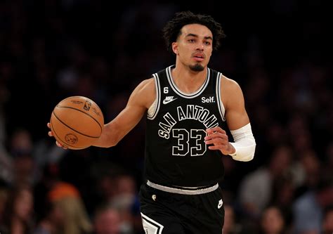 San Antonio Spurs guard Tre Jones celebrates 23rd birthday